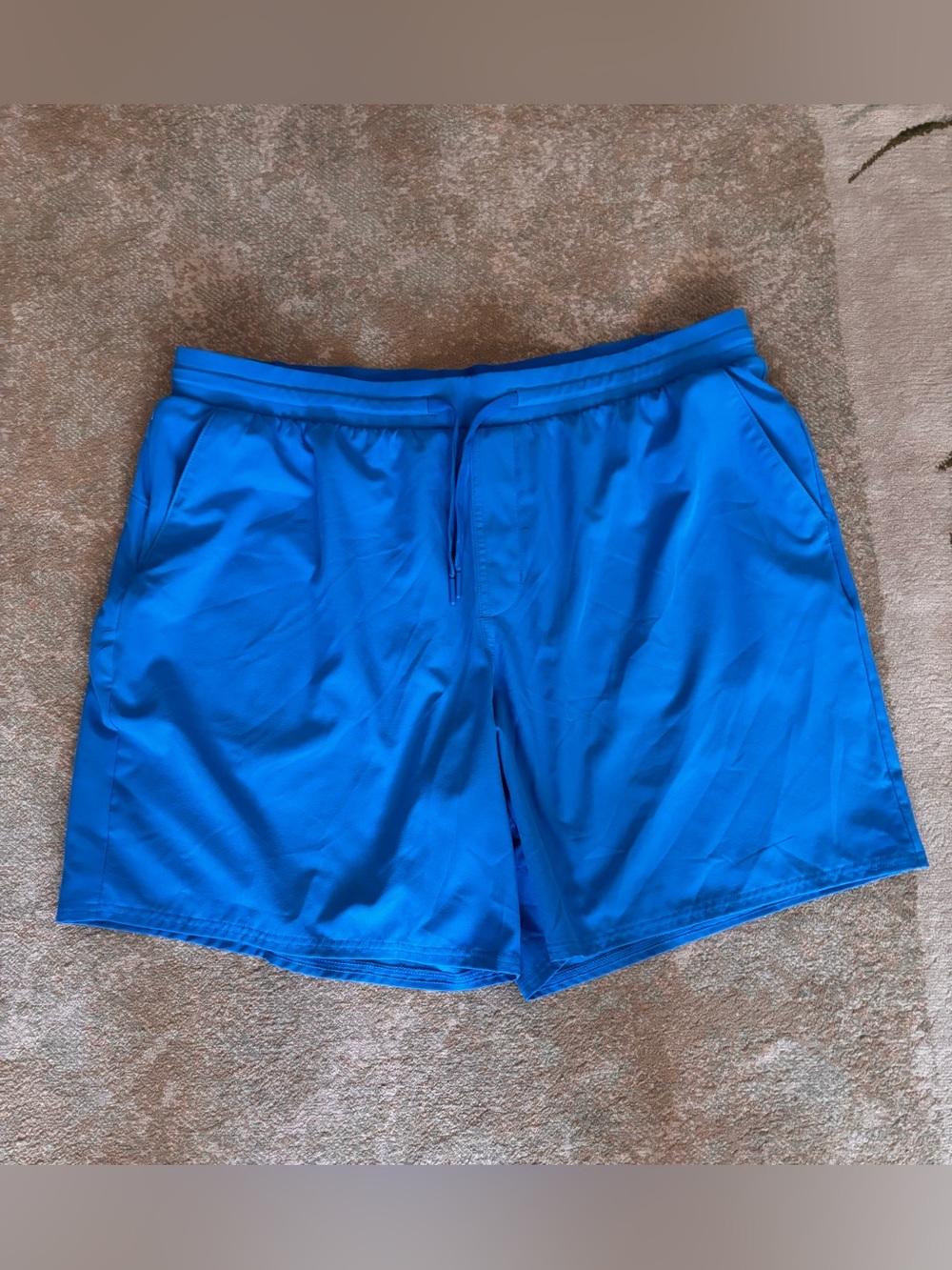 Under Armour Men’s Athletic Training Shorts 2XL Blue Loose Fit Performance